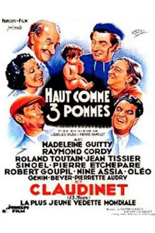 Haut comme trois pommes poster