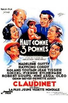 Haut comme trois pommes poster