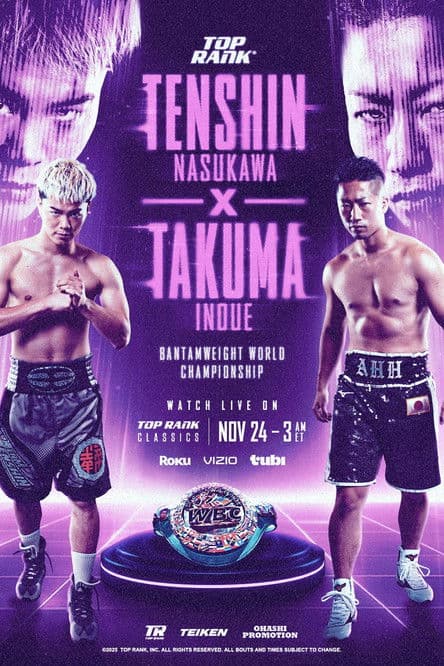 Tenshin Nasukawa vs. Takuma Inoue poster
