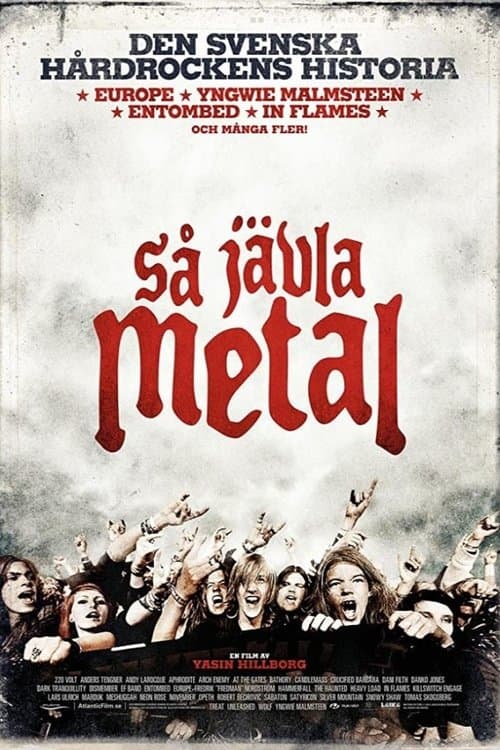 Så jävla metal poster