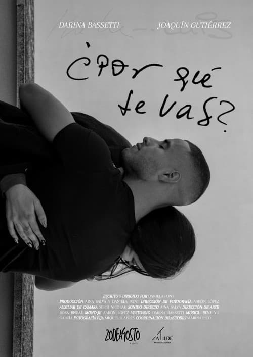 ¿por qué te vas? poster