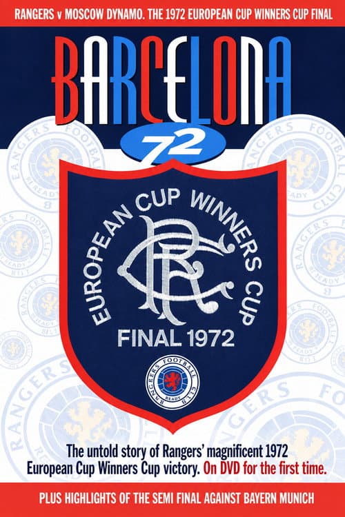 Rangers F.C - Barcelona ’72 European Cup Winner Cup poster
