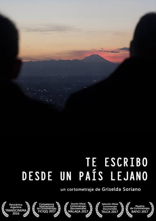 Te escribo desde un país lejano poster