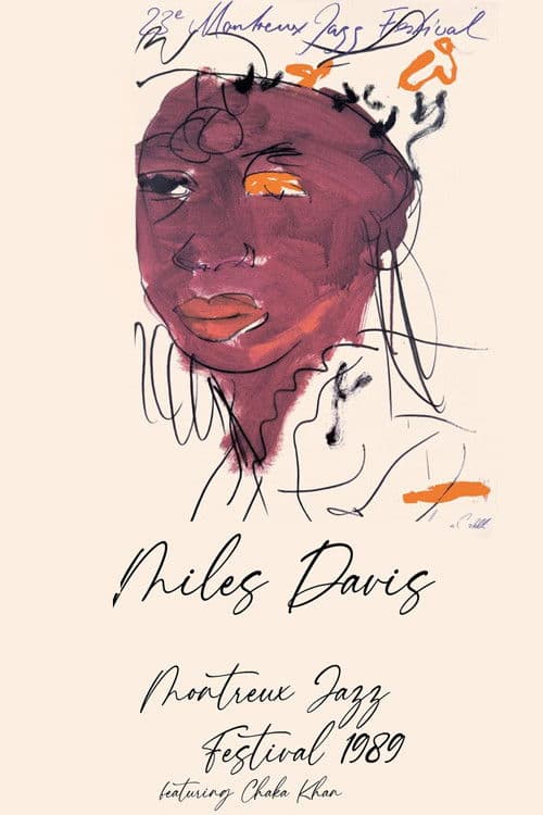 Miles Davis - Montreux Jazz Festival poster