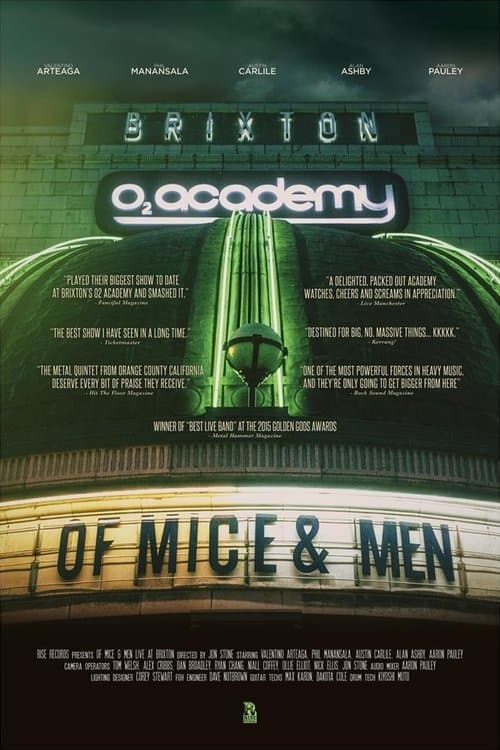 Of Mice & Men - Live At Brixton poster