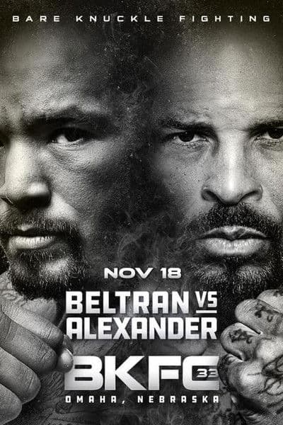 BKFC 33: Beltran vs Alexander poster