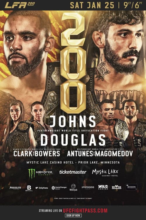 LFA 200: Johns vs. Douglas poster