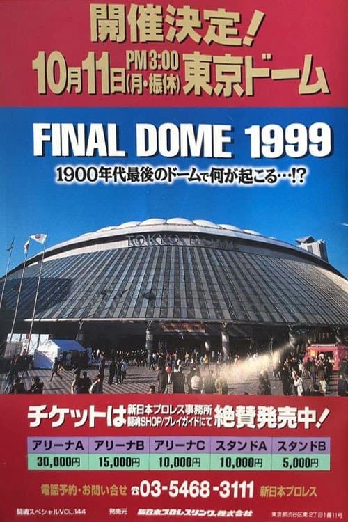 NJPW Final Dome poster