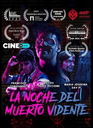 La noche del muerto vidente poster