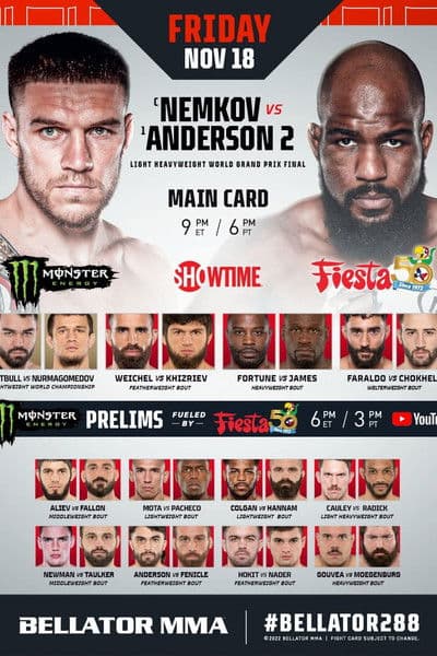 Bellator 288: Nemkov vs. Anderson 2 poster