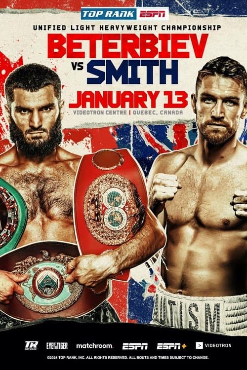Artur Beterbiev vs. Callum Smith poster