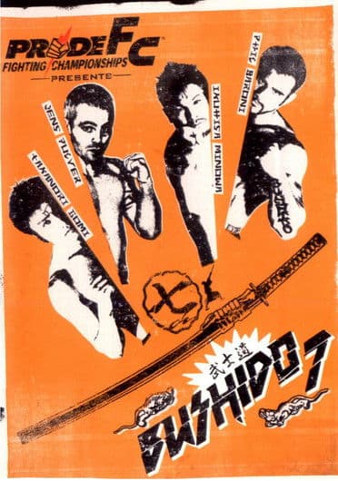 Pride Bushido 7 poster