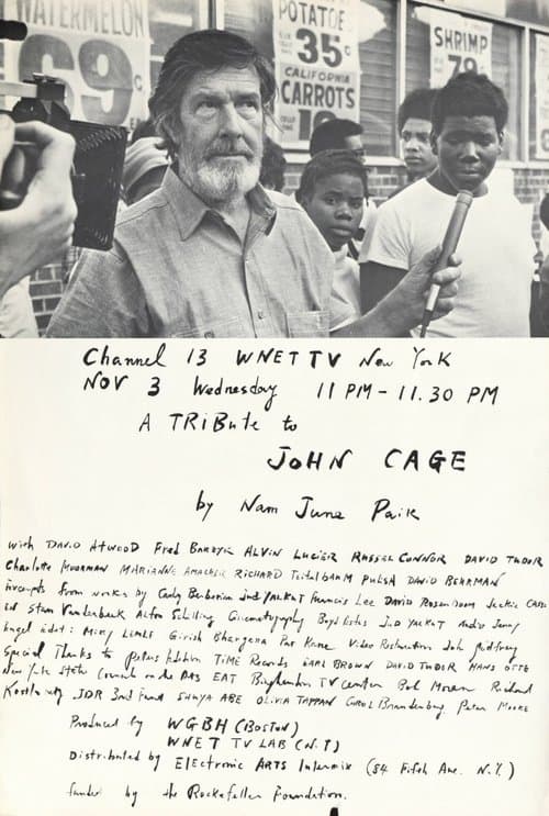 A Tribute to John Cage poster