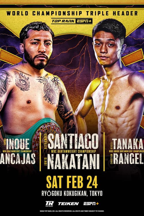 Alexandro Santiago vs. Junto Nakatani poster