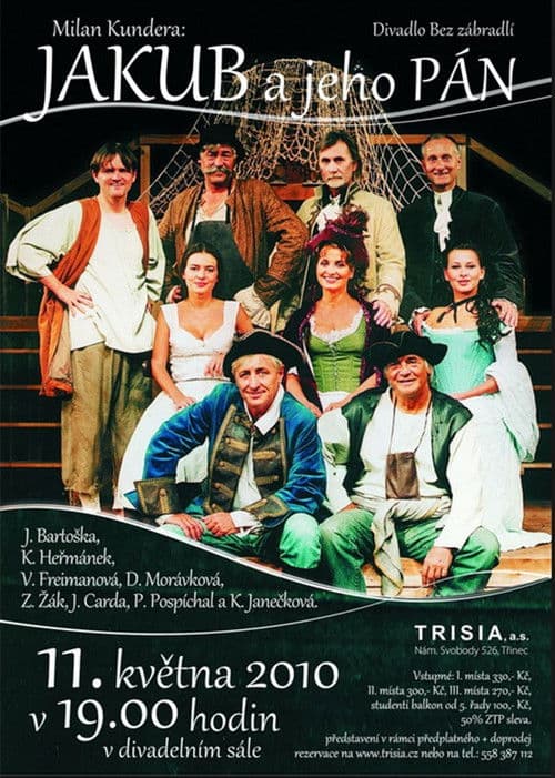 Jakub a jeho pán poster