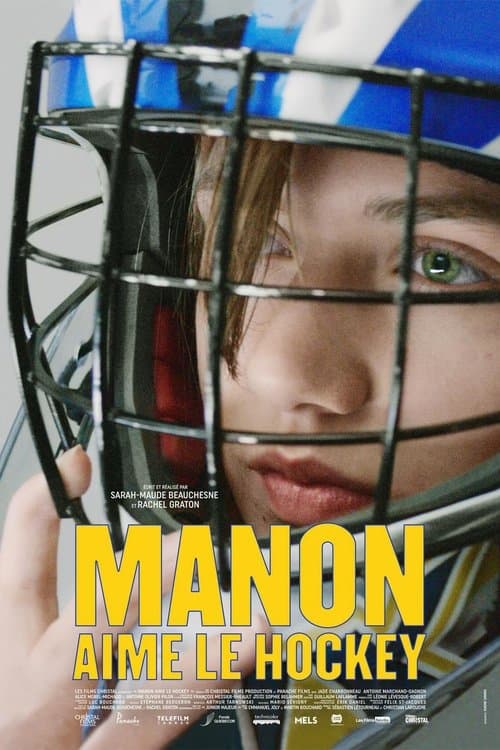 Manon aime le hockey poster