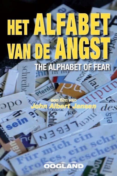 Het alfabet van de angst poster