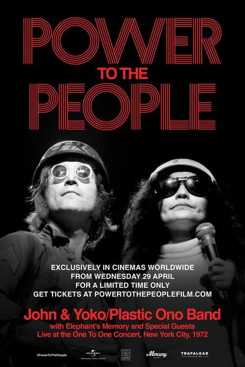 Power To The People: John & Yoko Live in NYC poster
