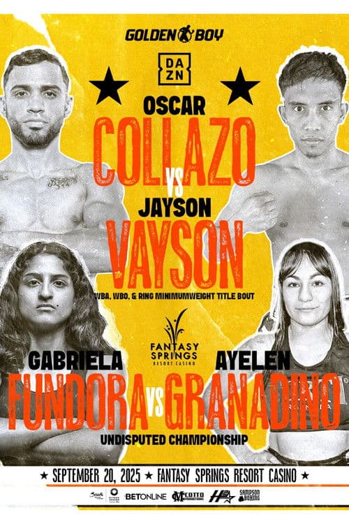 Oscar Collazo vs. Jayson Vayson poster