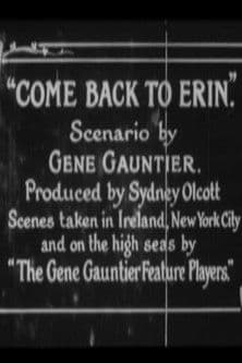 Come Back to Erin poster