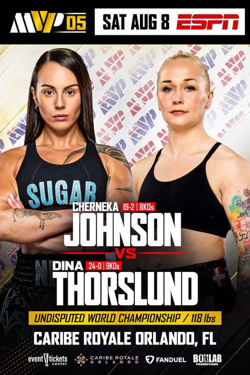 Cherneka Johnson vs. Dina Thorslund poster