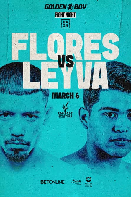 Manuel Flores vs.  Jorge Leyva poster