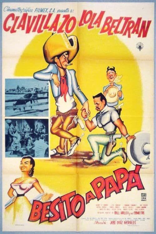 Besito a papá poster
