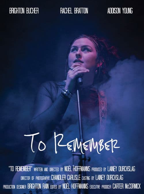 To Remember poster