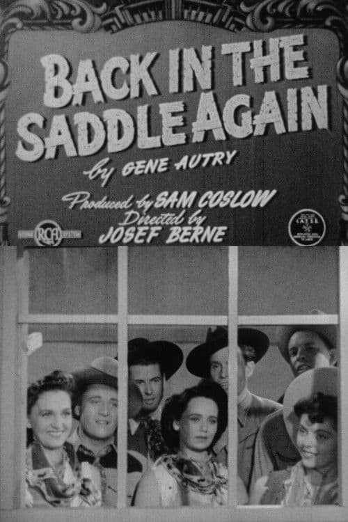 Back in the Saddle Again poster