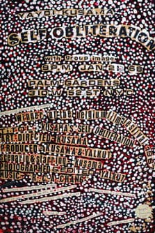 Kusama's Self-Obliteration poster