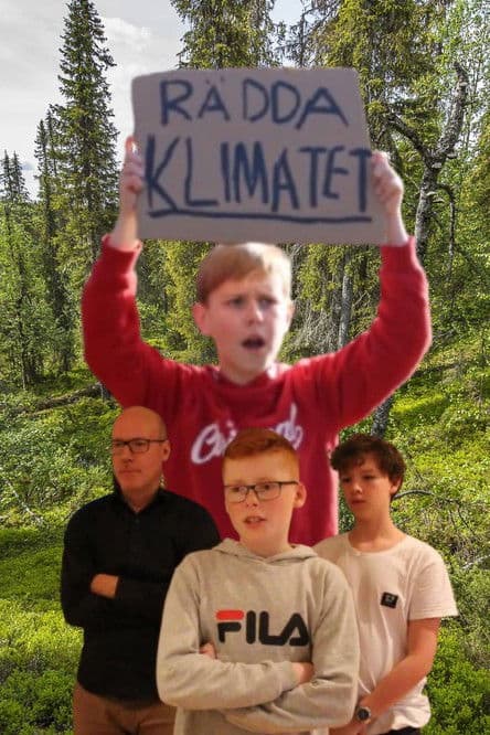 Skolstrejkaren Martins Tips På Halloween poster