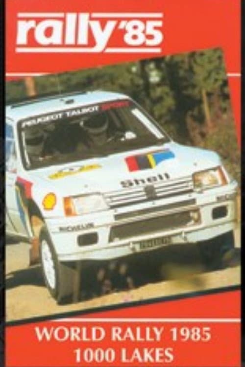 1000 Lakes Rally 1985 poster