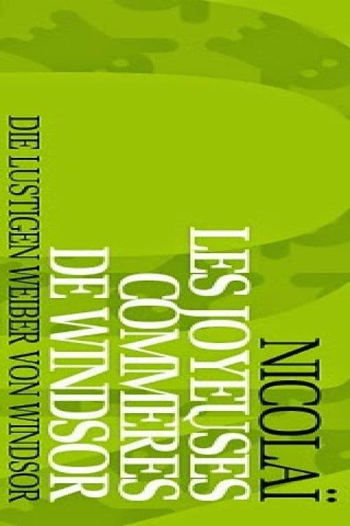 The Merry Wives of Windsor - Opéra Royal de Wallonie poster