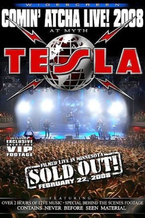 Tesla - Comin' Atcha Live! 2008 poster