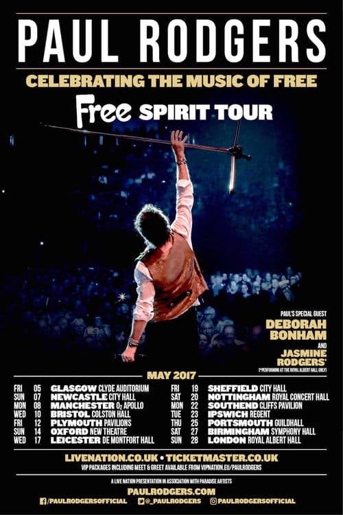 Paul Rodgers -  Free Spirit poster
