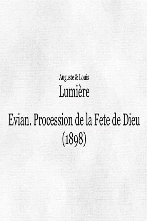 Evian : procession de la Fête-Dieu IV poster