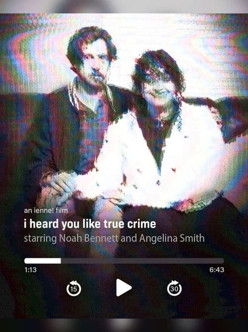 i heard you like true crime poster