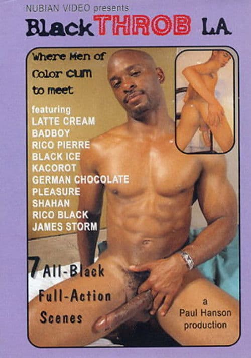 Black Throb L.A. poster