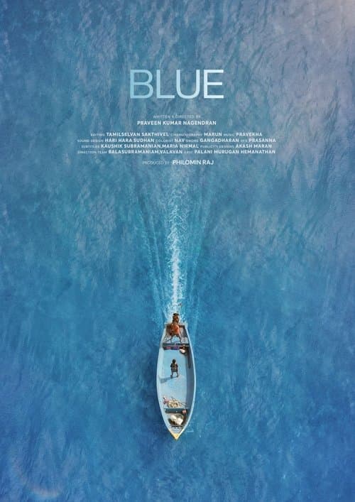 Blue poster
