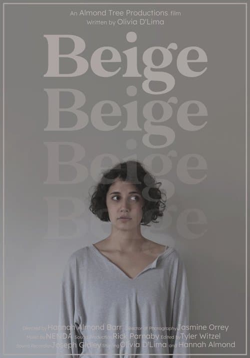 Beige poster