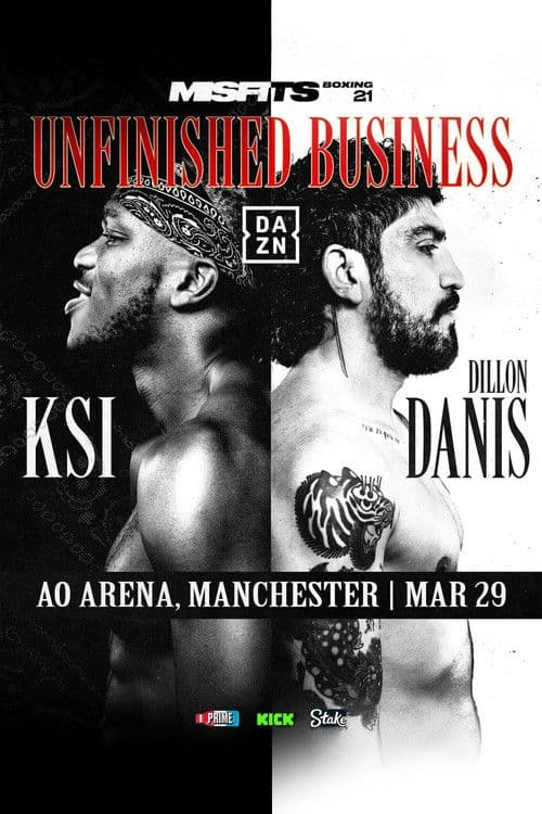KSI vs. Dillon Danis poster