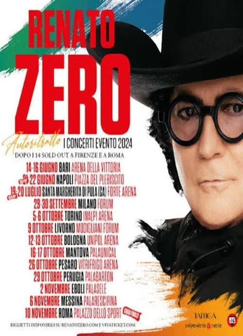 Renato Zero - Autoritratto - Napoli poster