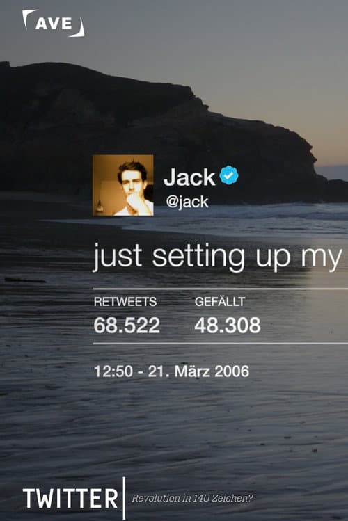Twitter - Revolution in 140 Zeichen? poster