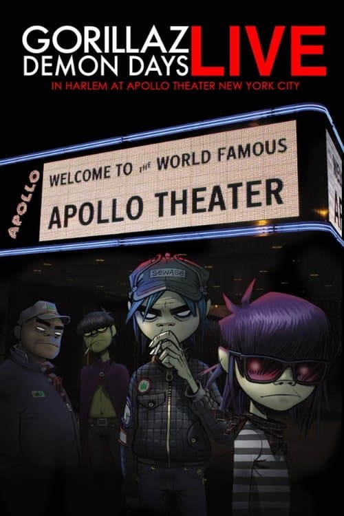 Gorillaz: Demon Days Live in Harlem at Apollo Theater poster