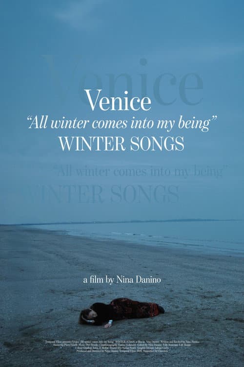 Venice “All winter comes into my being” WINTER SONGS poster