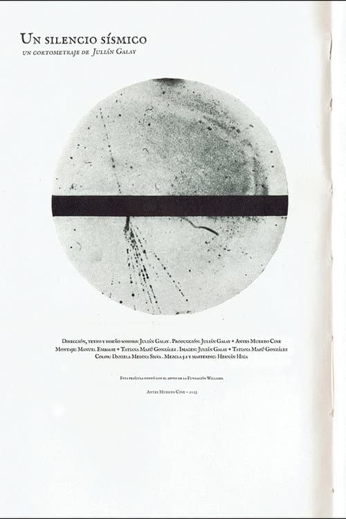 A seismic silence poster