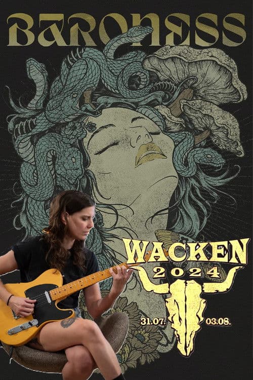 Baroness Live at Wacken Open Air 2024 poster