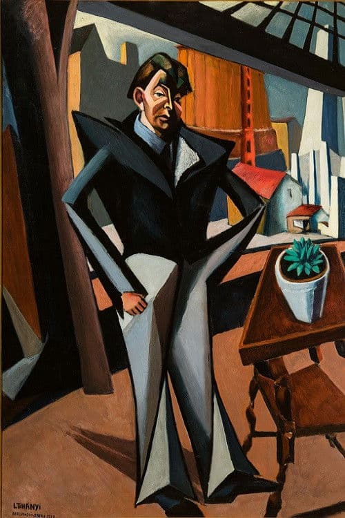 The man in the background poster