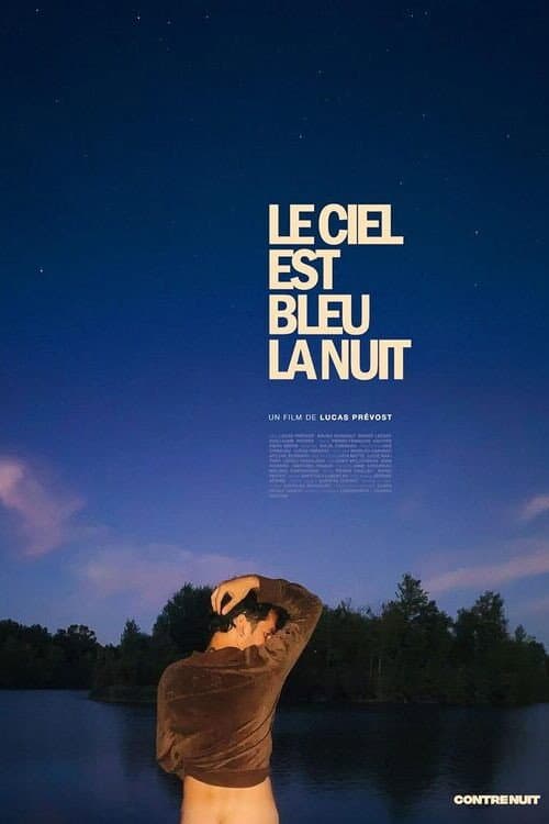 Le ciel est bleu la nuit poster
