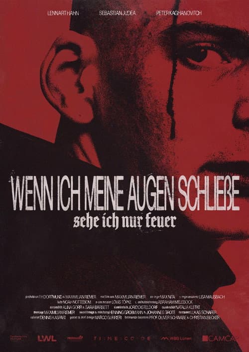 Wenn ich meine Augen schließe, sehe ich nur Feuer poster